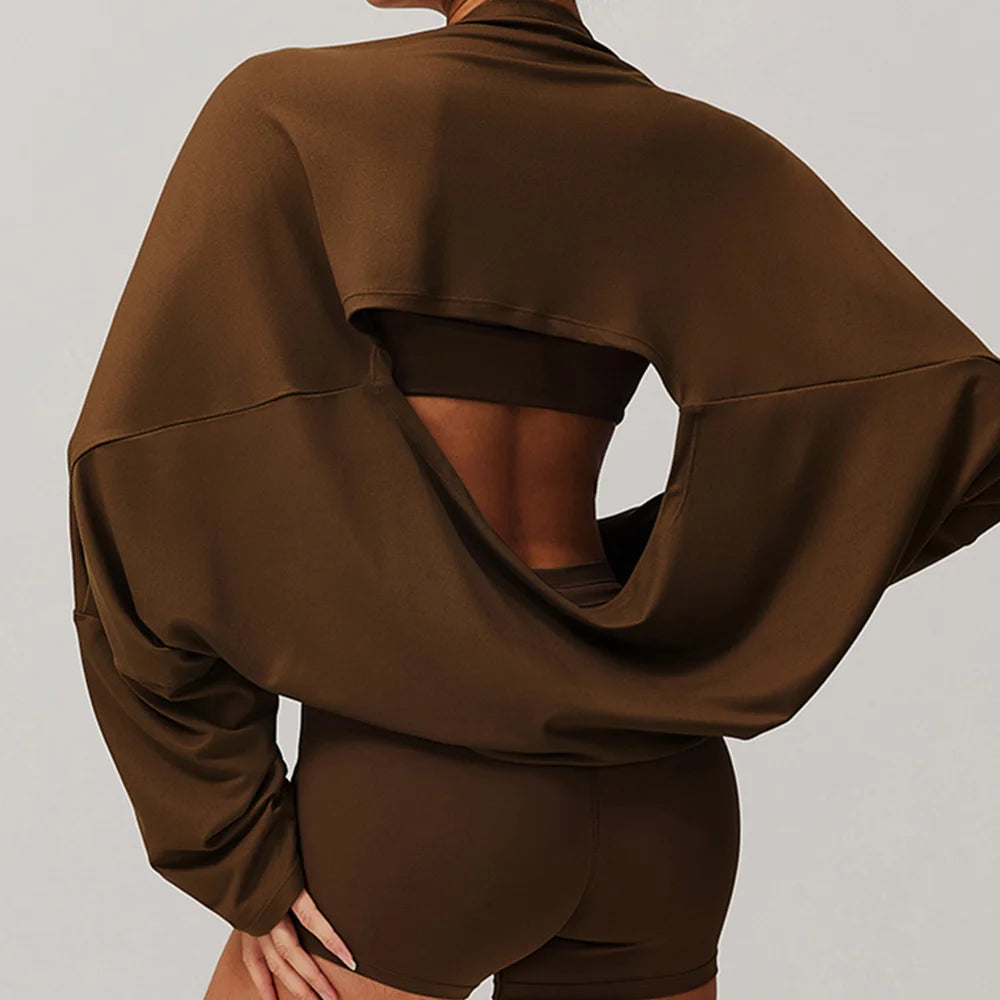 The Serenity Full Sleeve Crop Top